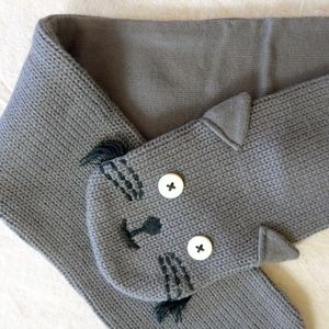 NWT DP…am Kids Knit Embroidered Cat Scarf
